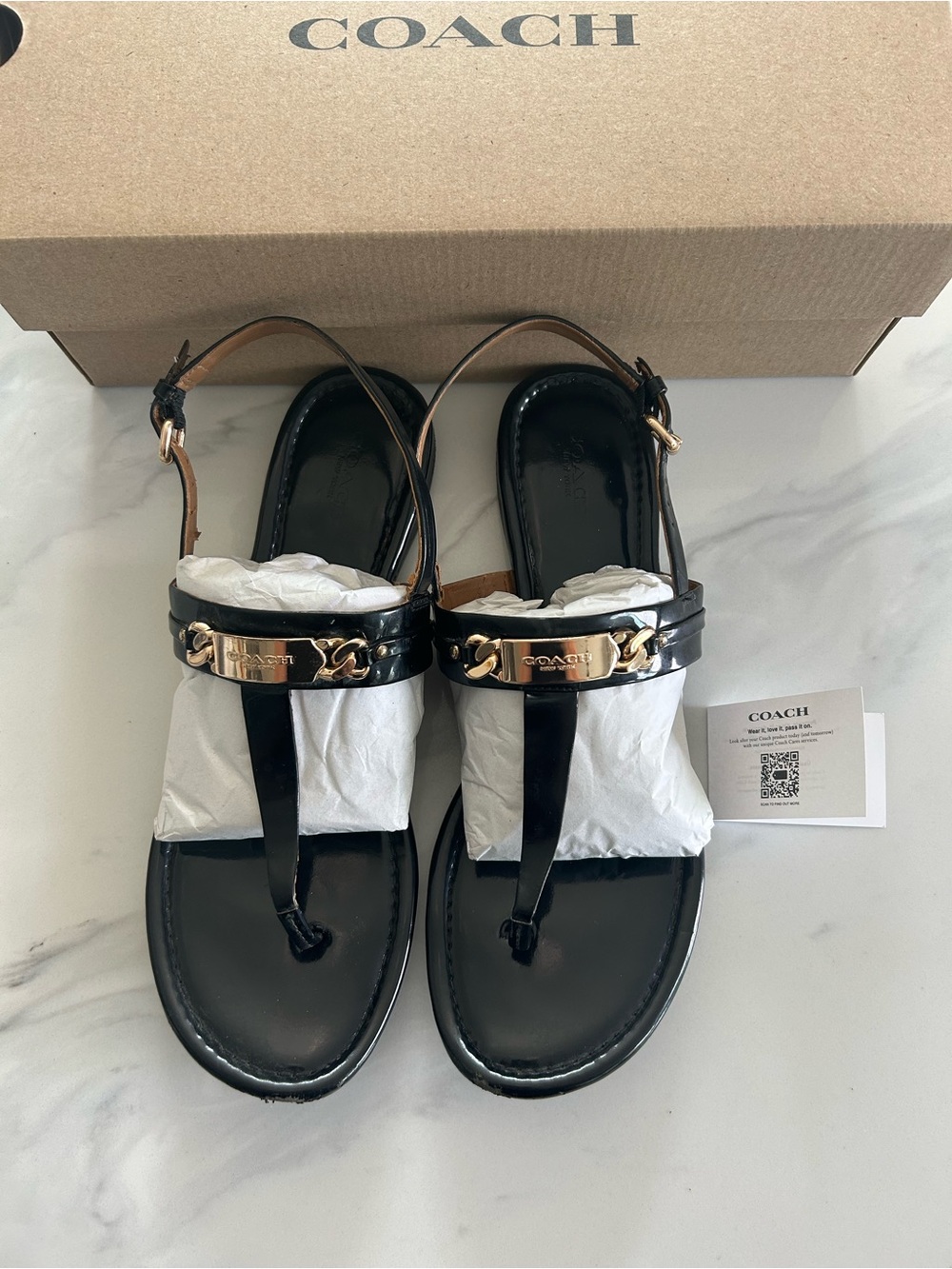 Genuine Coach Caterine Sandal